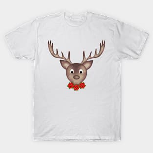 Reindeer with flowers T-Shirt